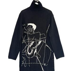 Yohji Yamamoto Pour Homme Yuuka Asakura Paint Knit Sweater 3/L